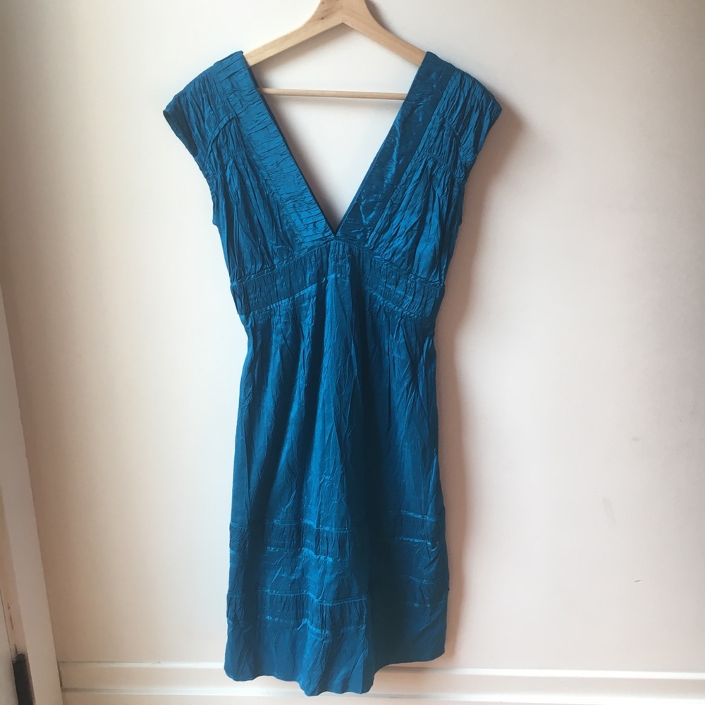 Calypso St. Barth Turquoise Silk Dress ✨